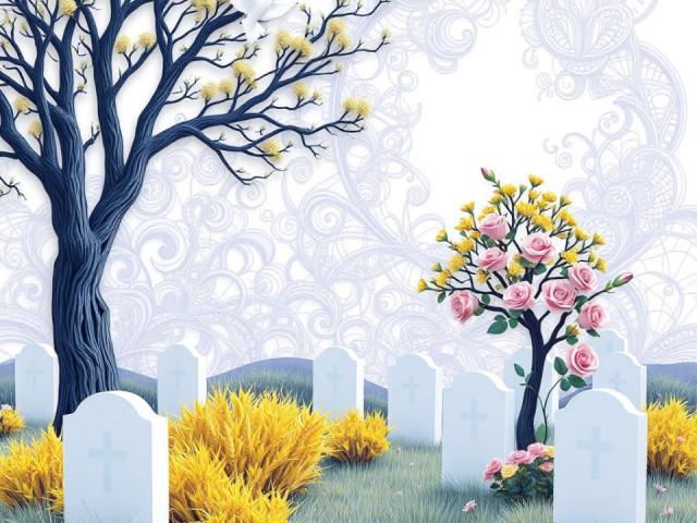 Gera Friedhof Taubenpreskeln